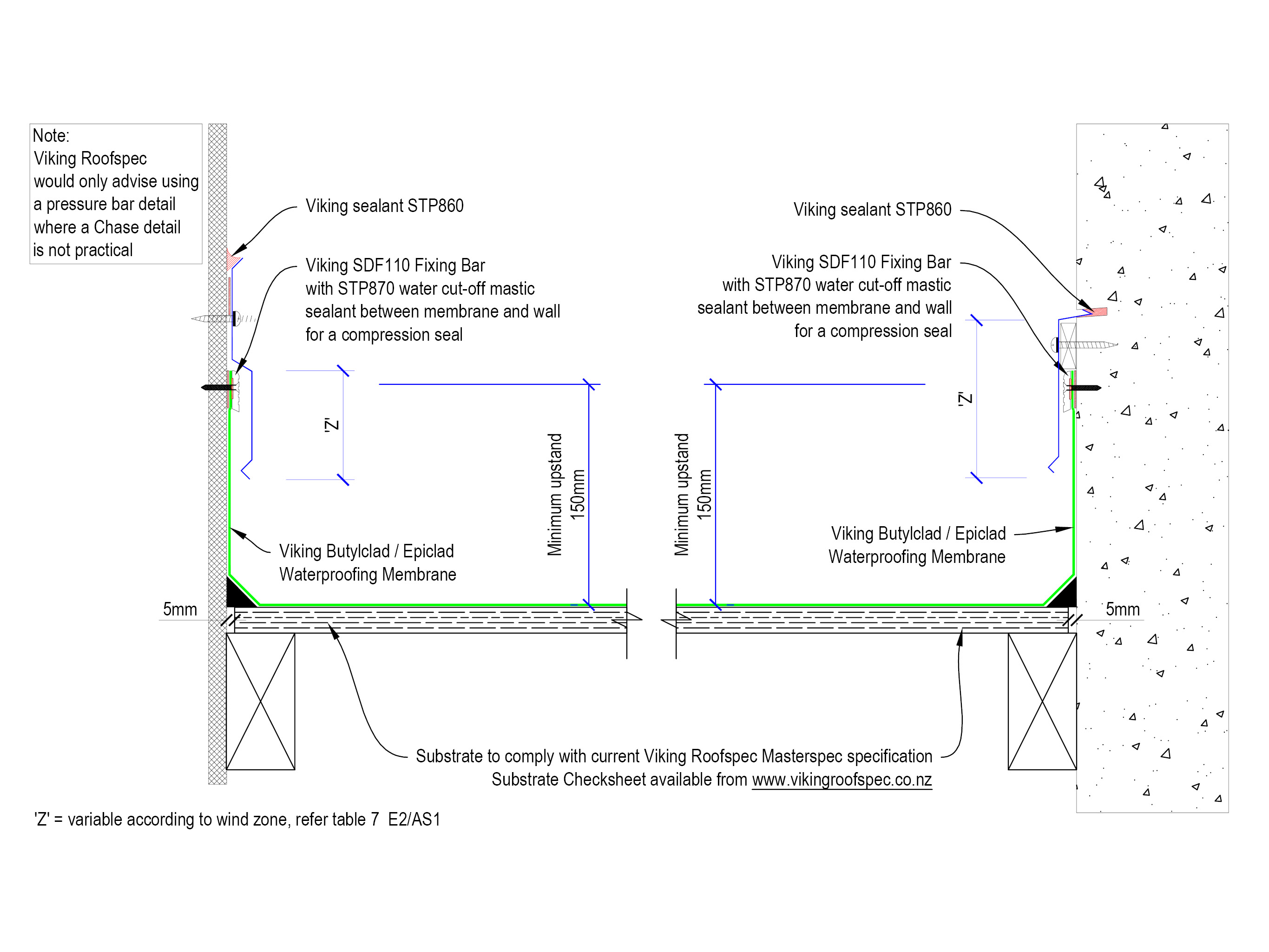 Chase or Face Upstand BE10