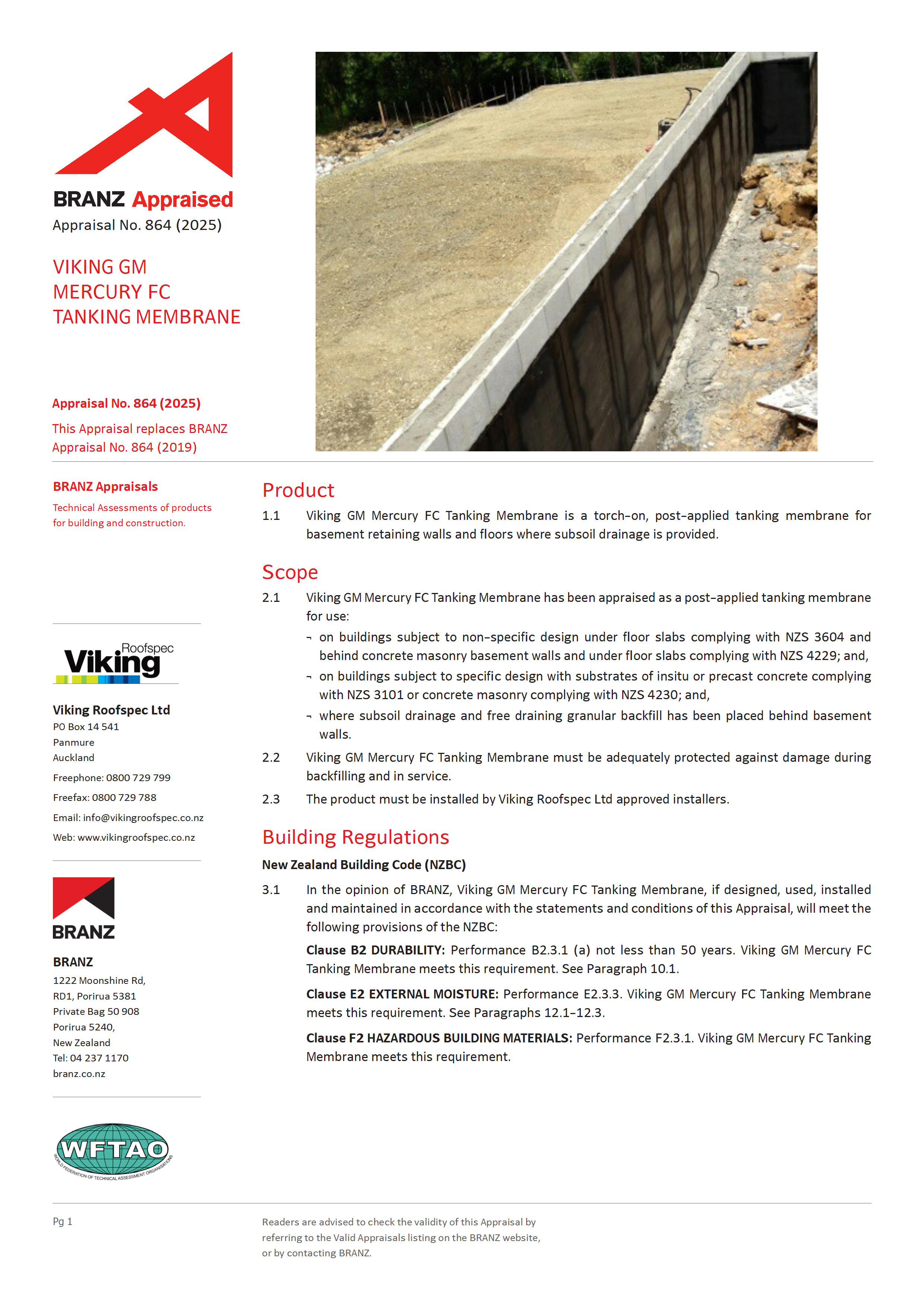 Mercury FC BRANZ Appraisal