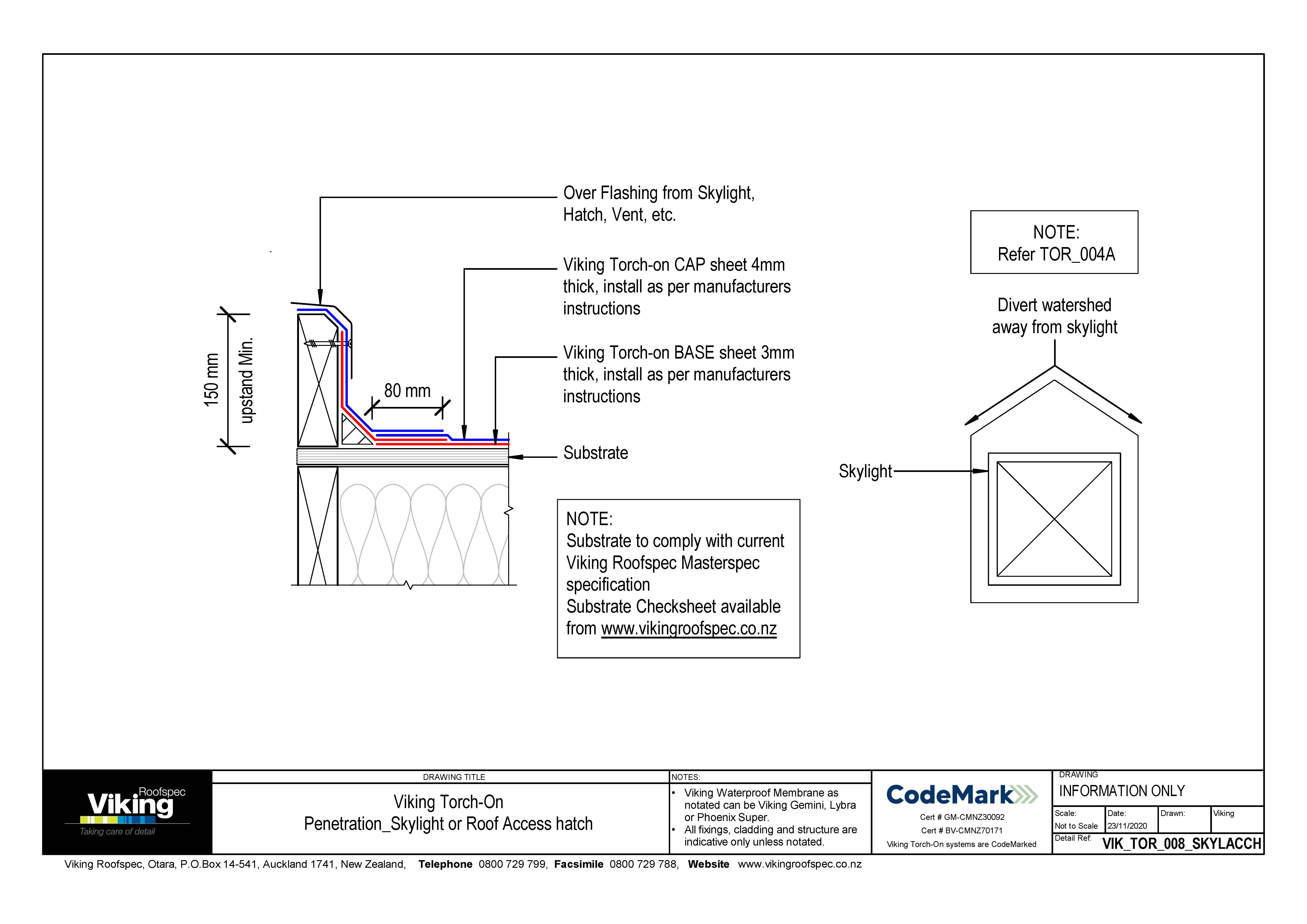 Skylight or Roof Access Hatch 008