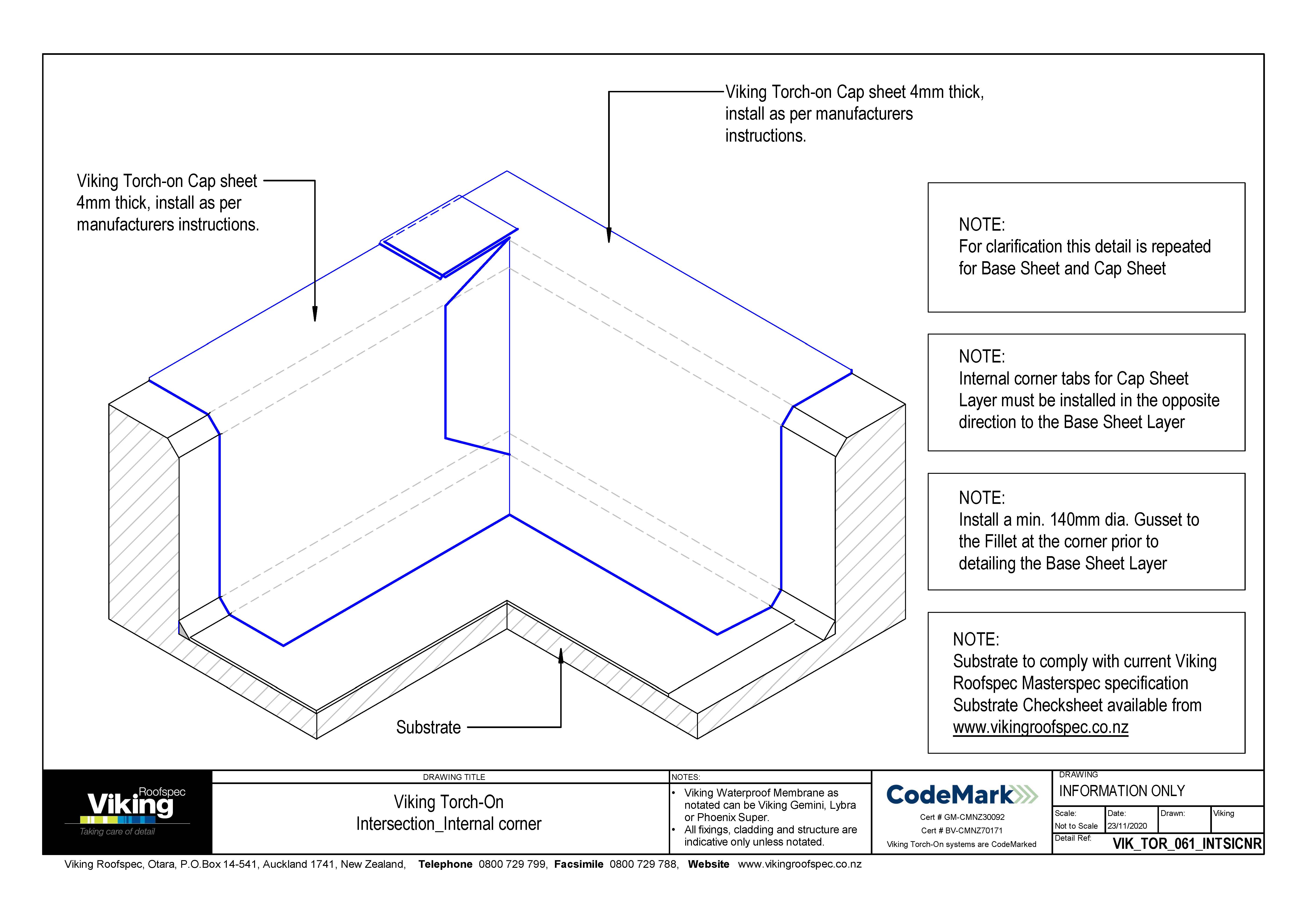 Intersection - Internal Corner 061