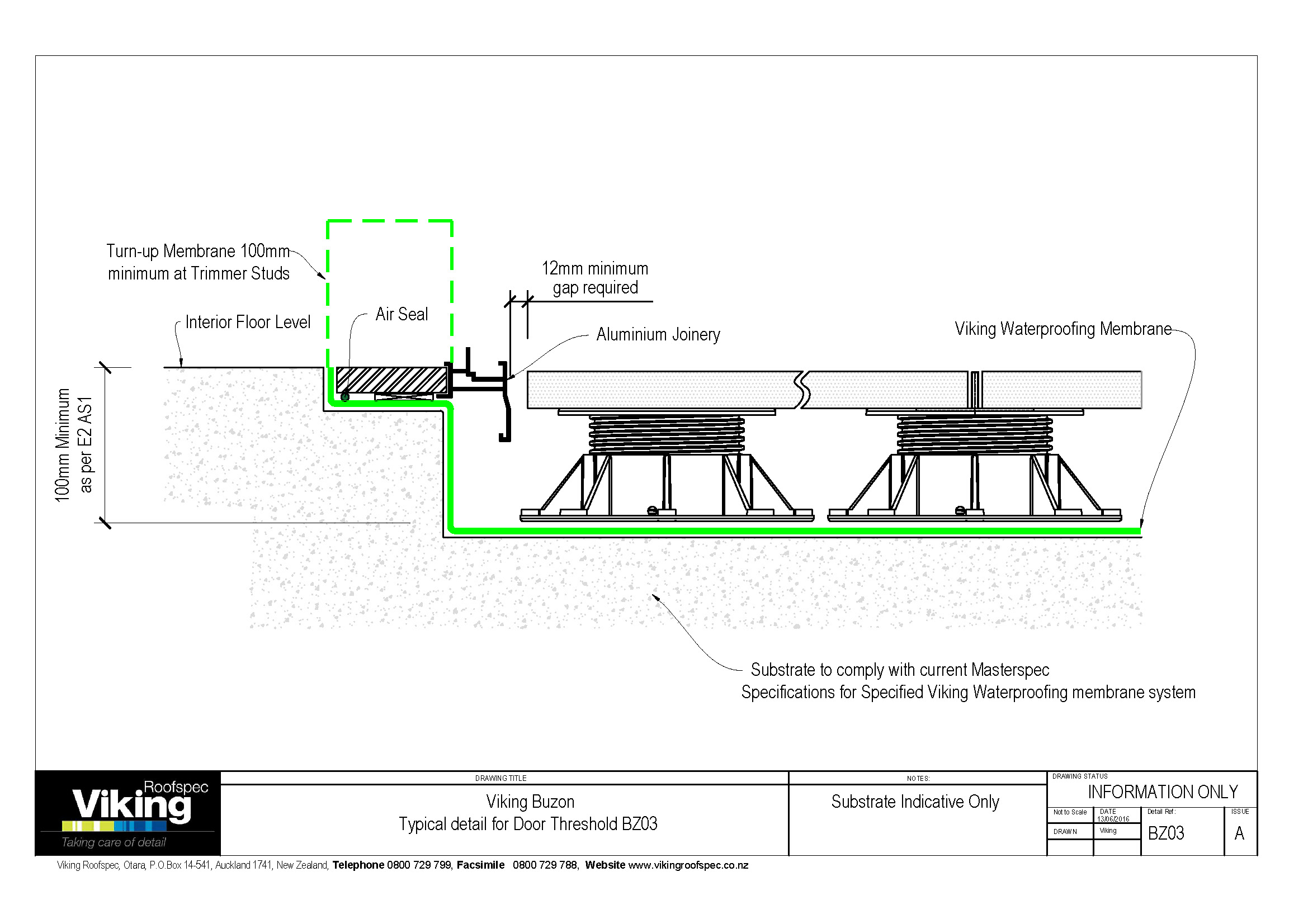 Pavers to Door Joinery BZ03
