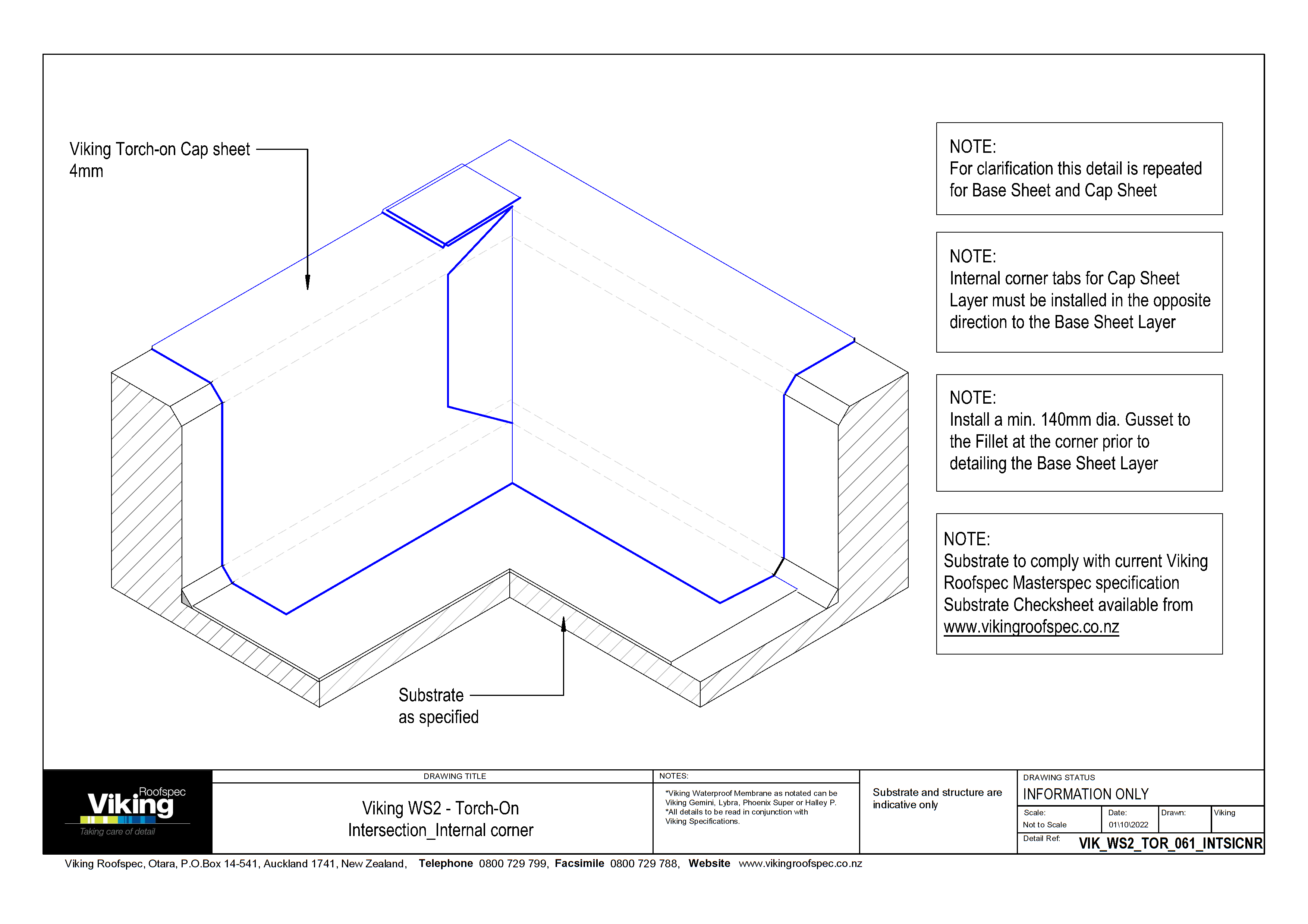 Intersection - Internal Corner 061