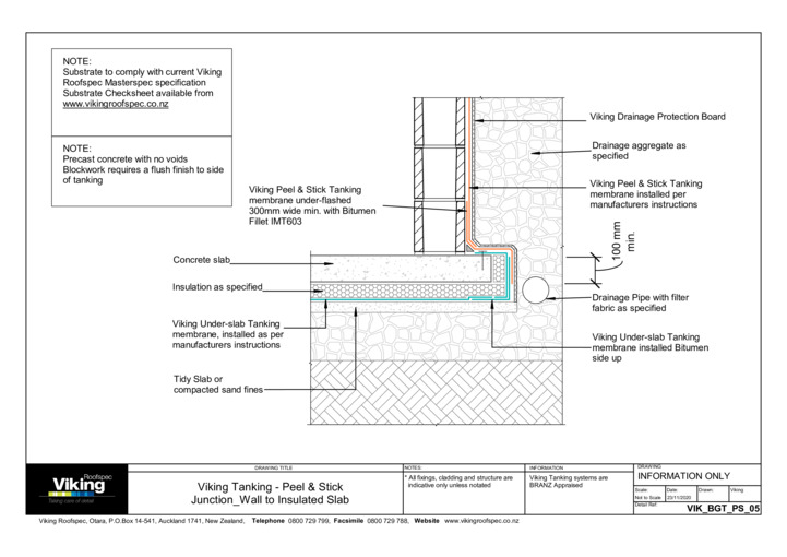 Wall to Insulated Slab 05