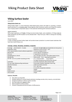 Surface Sealer PDS