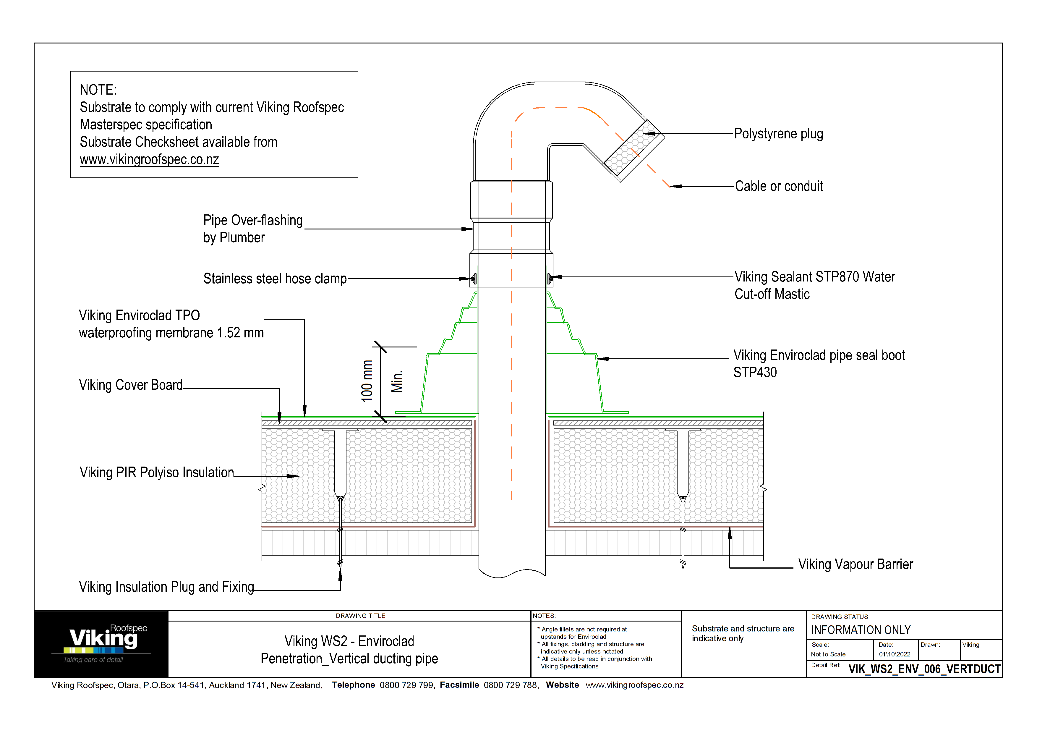 Vertical Ducting Pipe 006