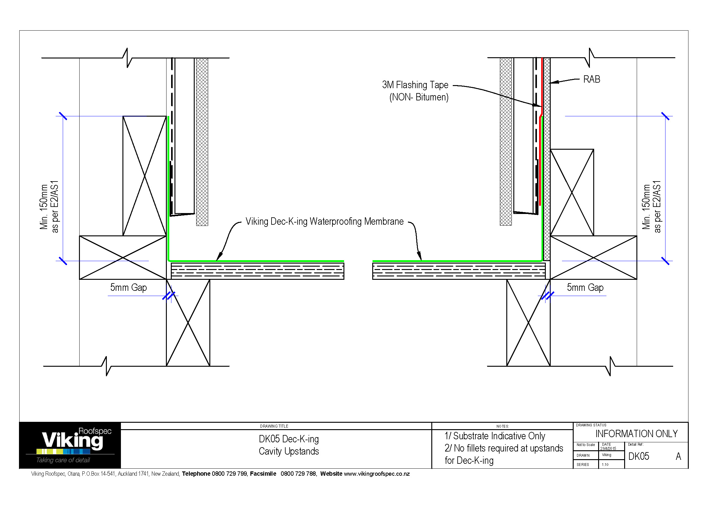 Cavity Upstands DK05