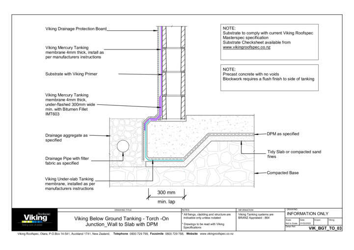 Wall to Slab w DPM 03