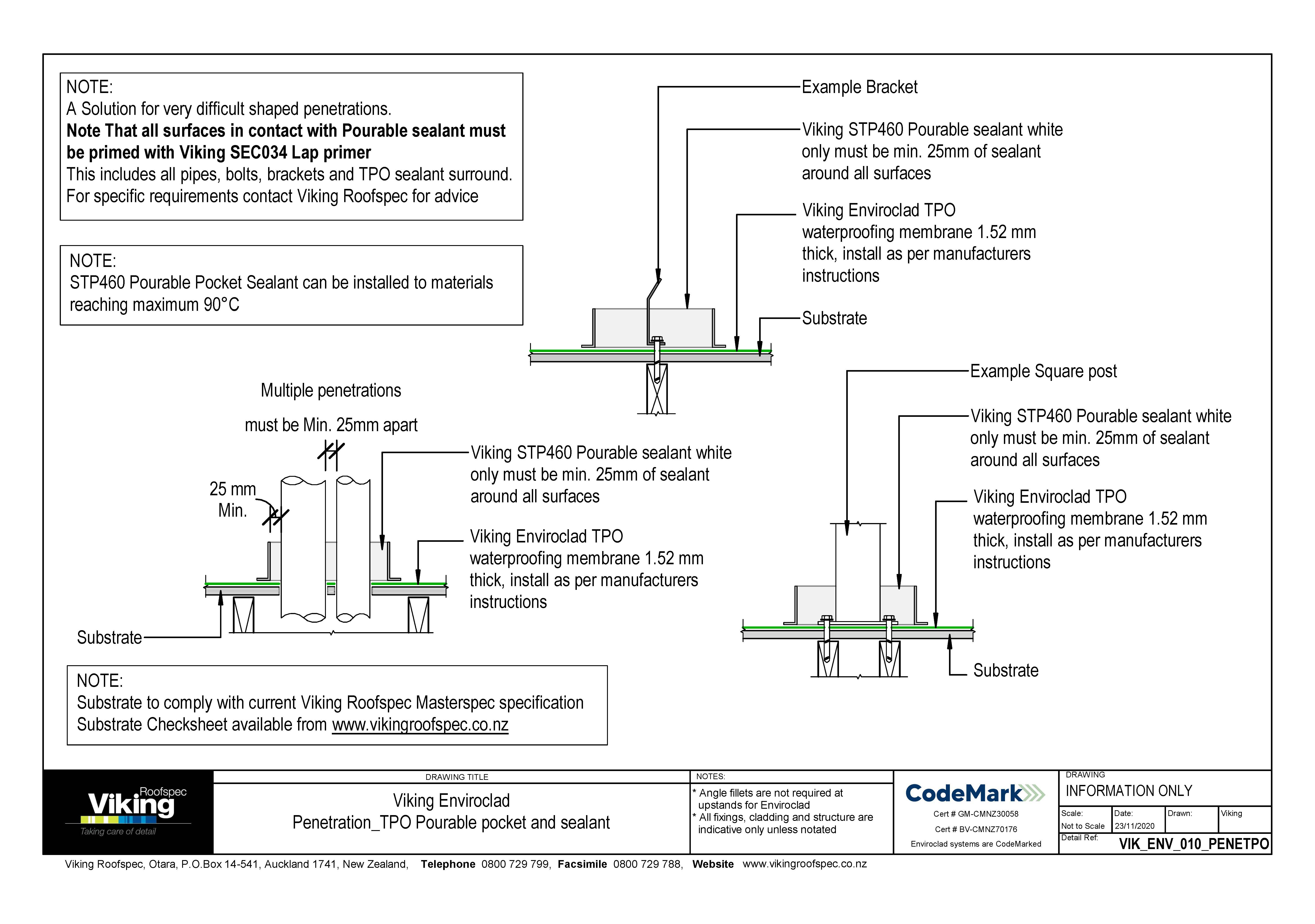 TPO Pourable Pocket and Sealant 010