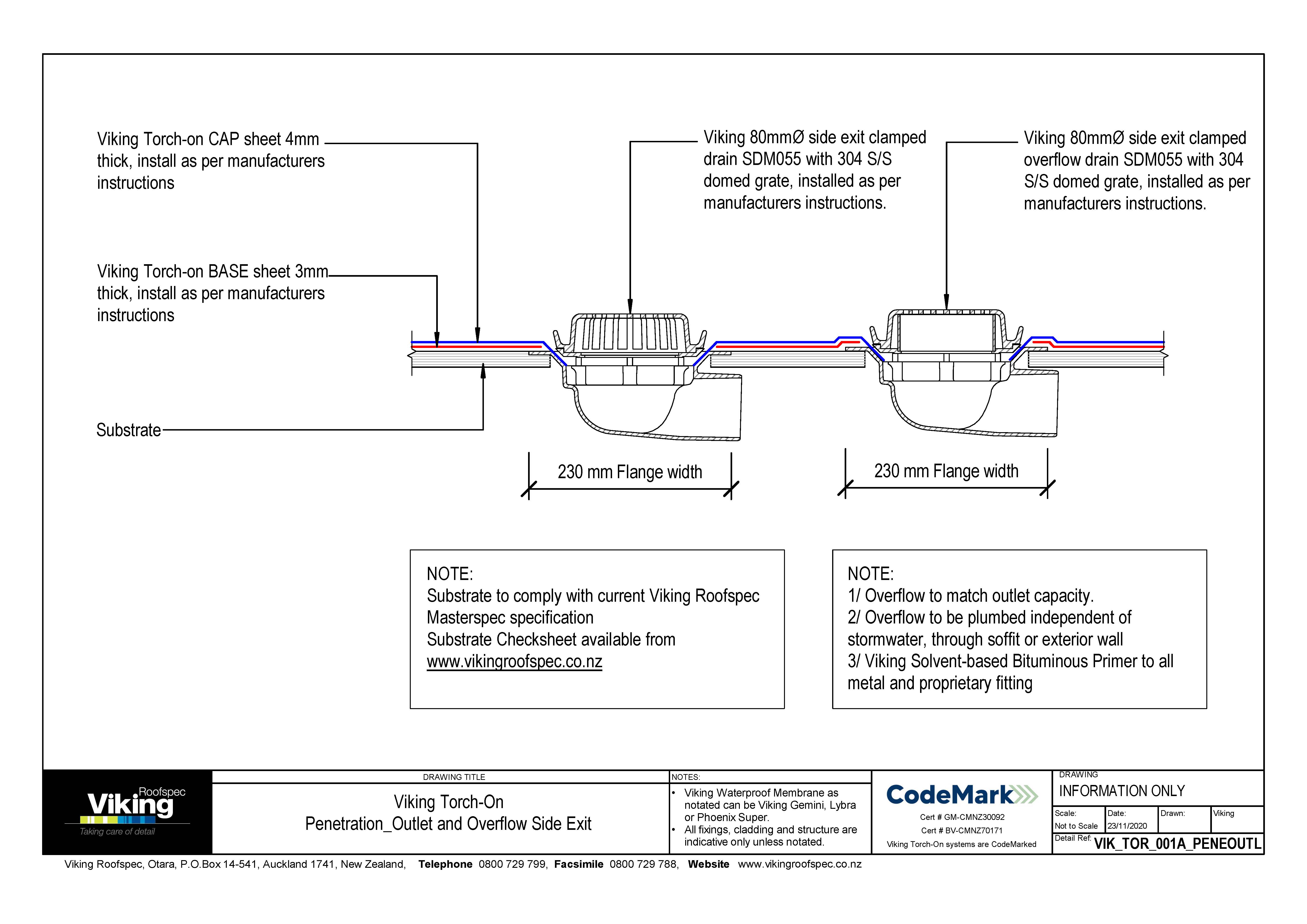 Outlet to Overflow Side Exit 001a