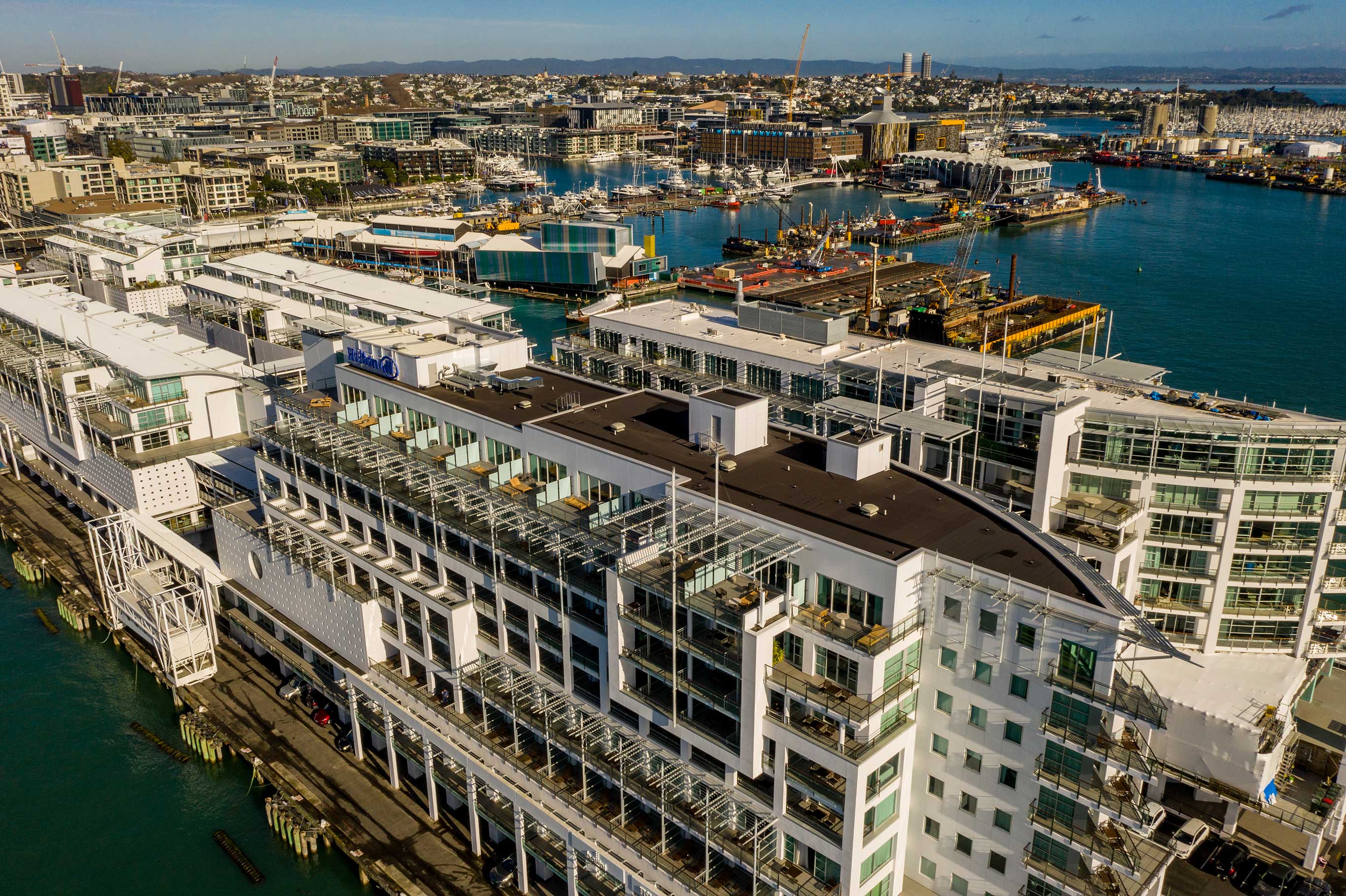 An Energy-Efficient, Cost-Effective Warm Roof System for Hilton Hotel