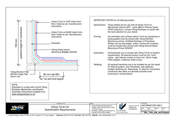 Torch-On - Details and Documents | Waterproofing & Roofing Systems