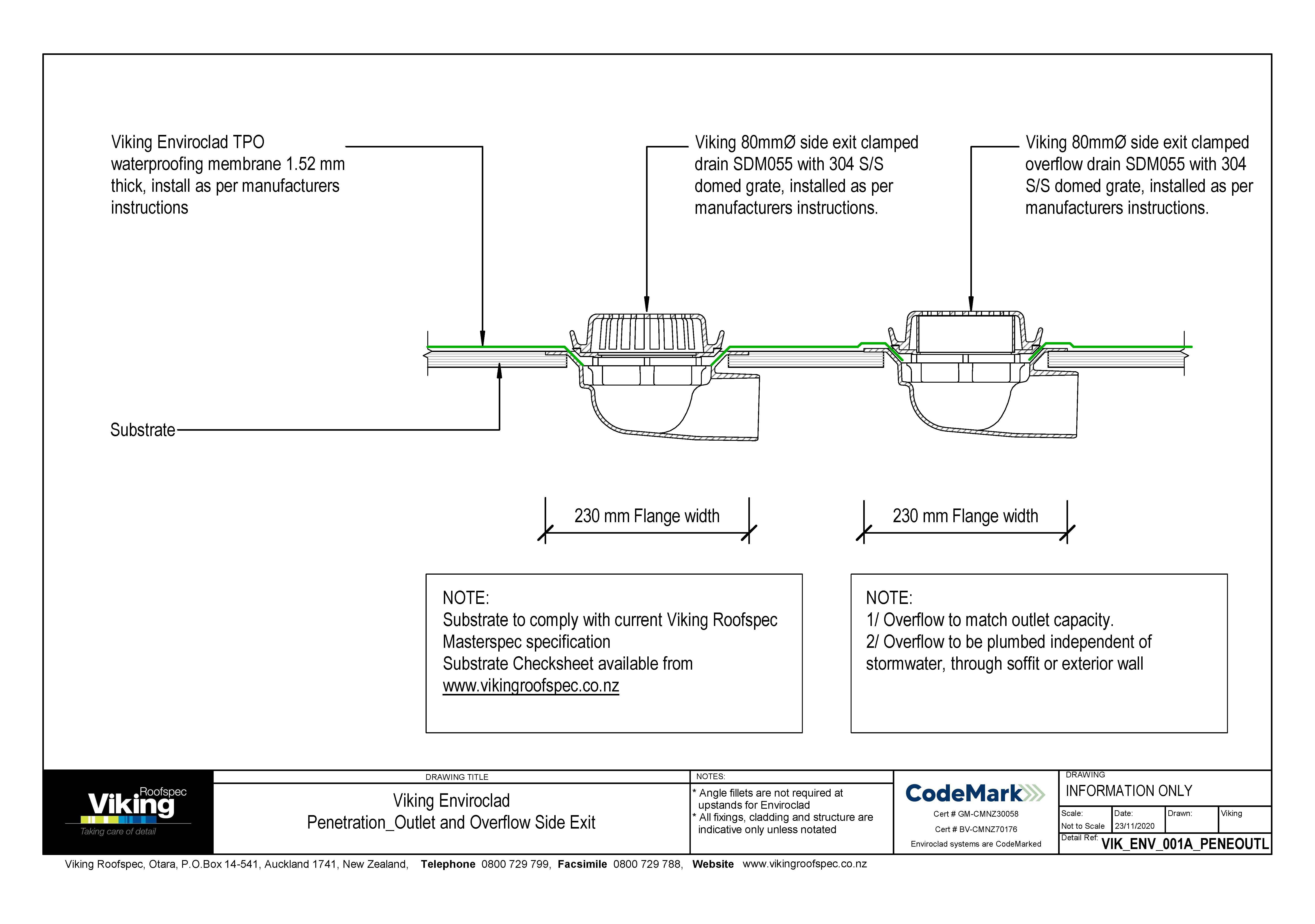 Outlet to Overflow Side Exit 001a