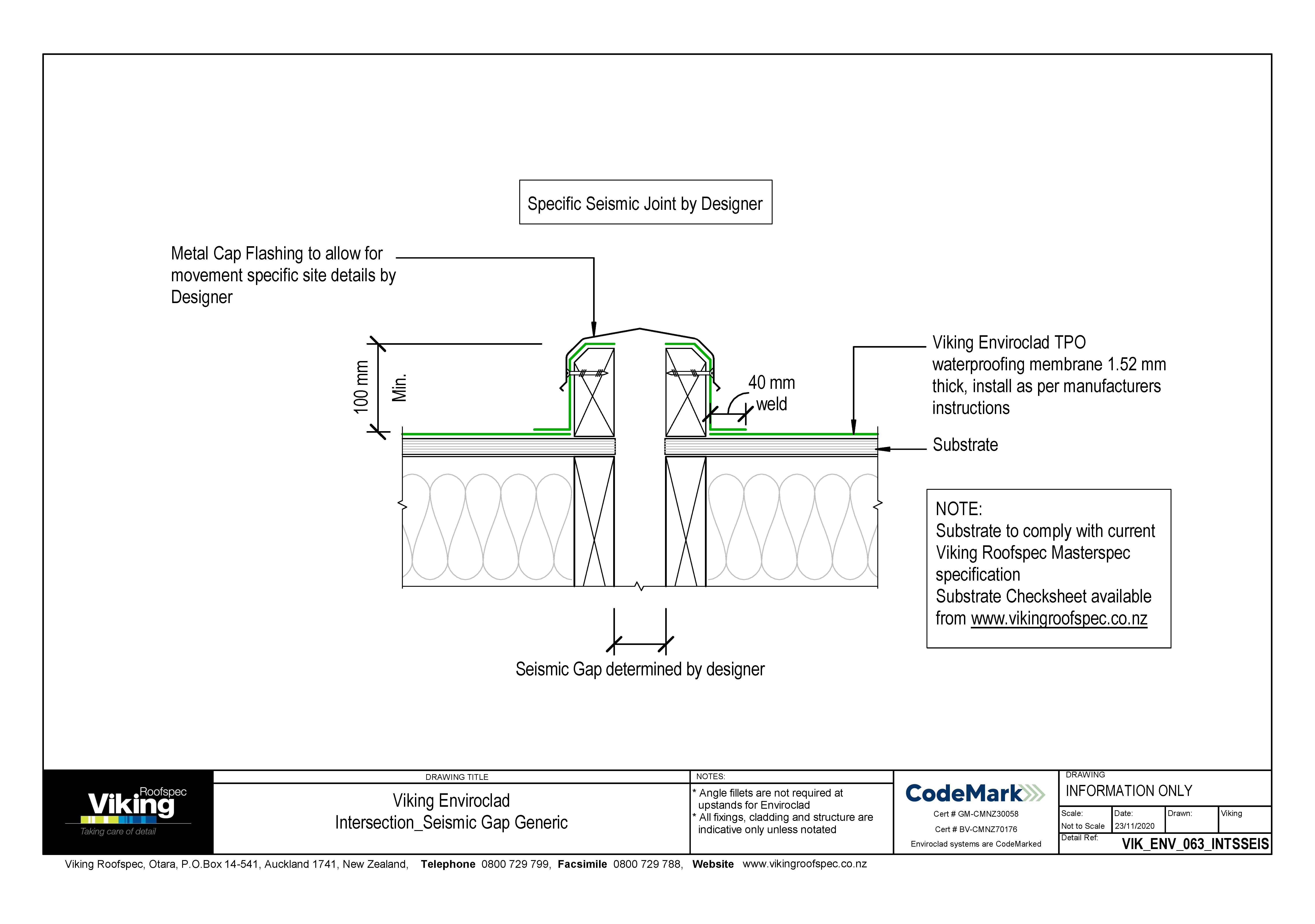 Intersection - Seismic Gap Generic 063