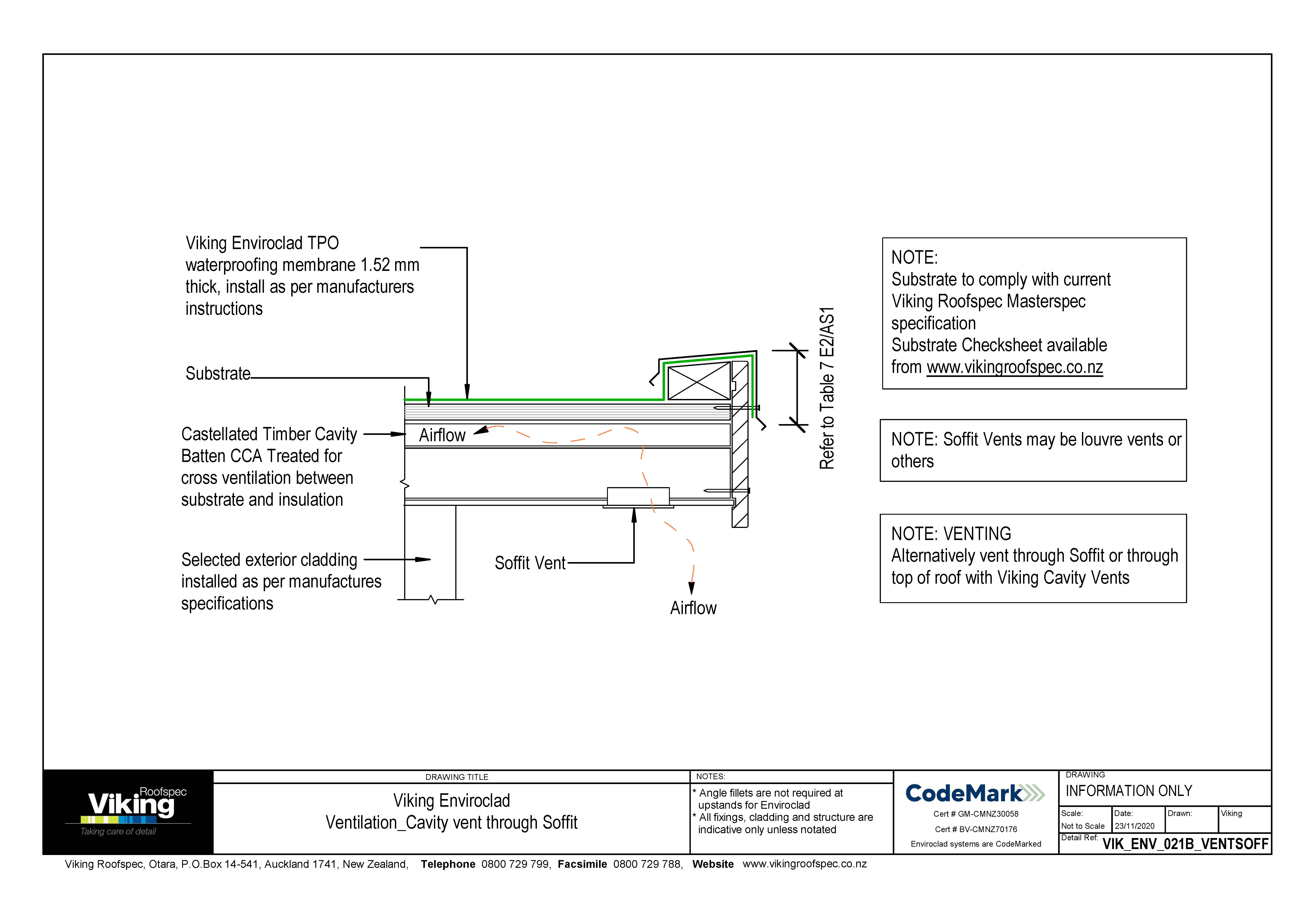 Ventilation Cavity Vent through Soffit 021b