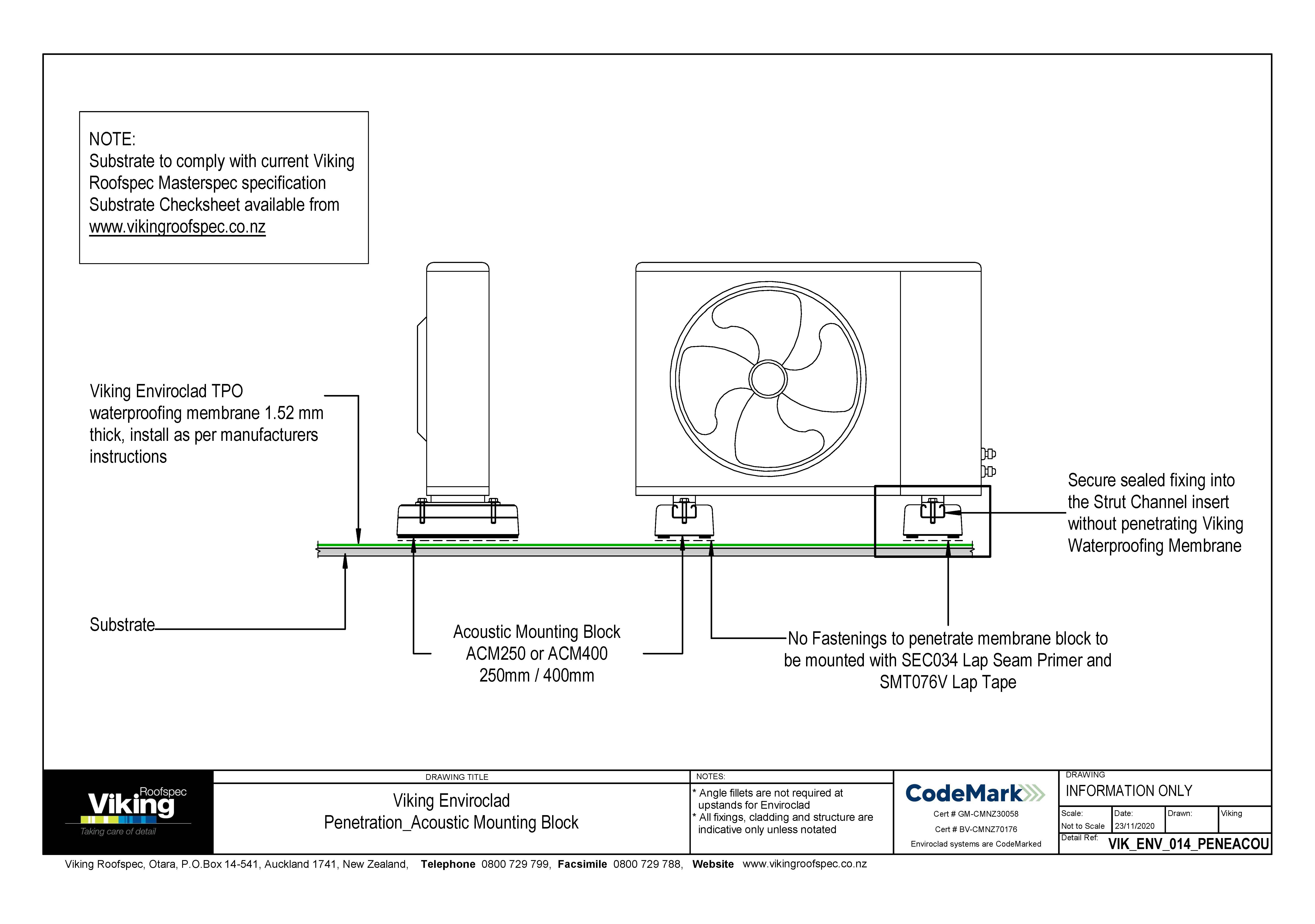 Acoustic Mounting Block 014