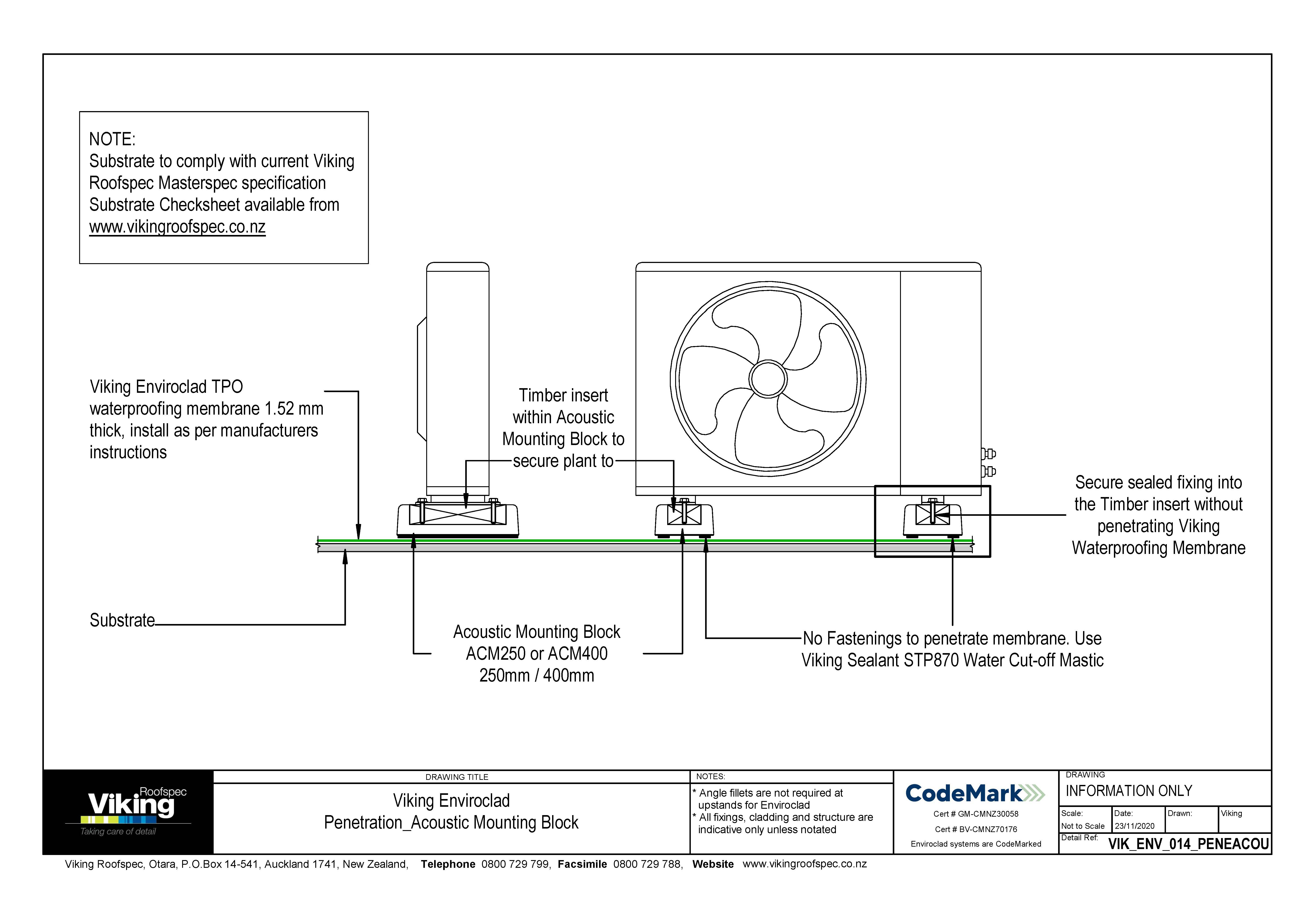 Acoustic Mounting Block 014