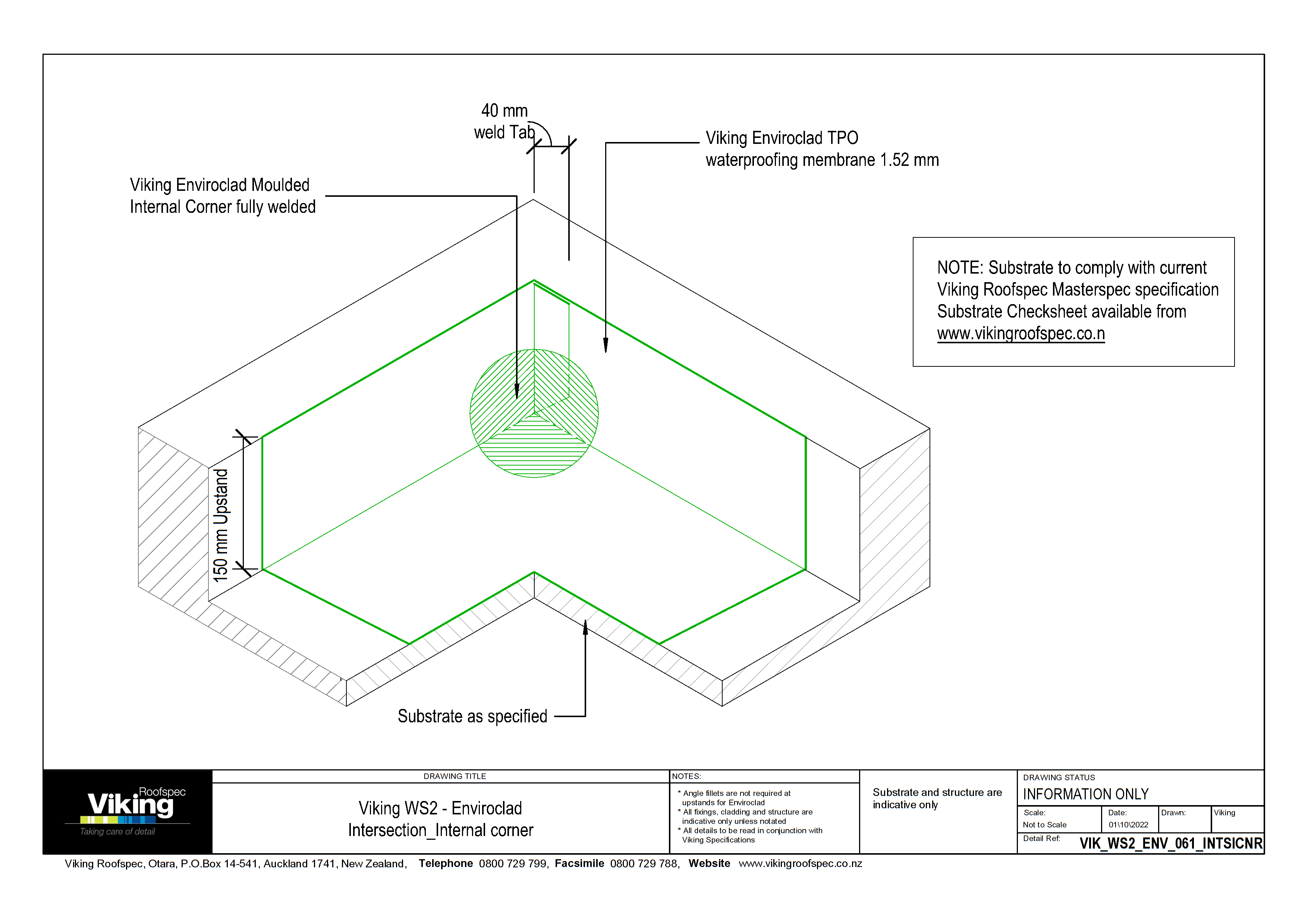 Intersection - Internal Corner 061