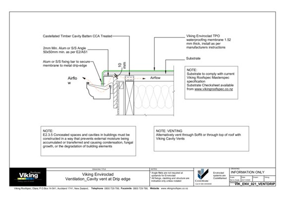Ventilation Cavity Vent at Dripedge 021