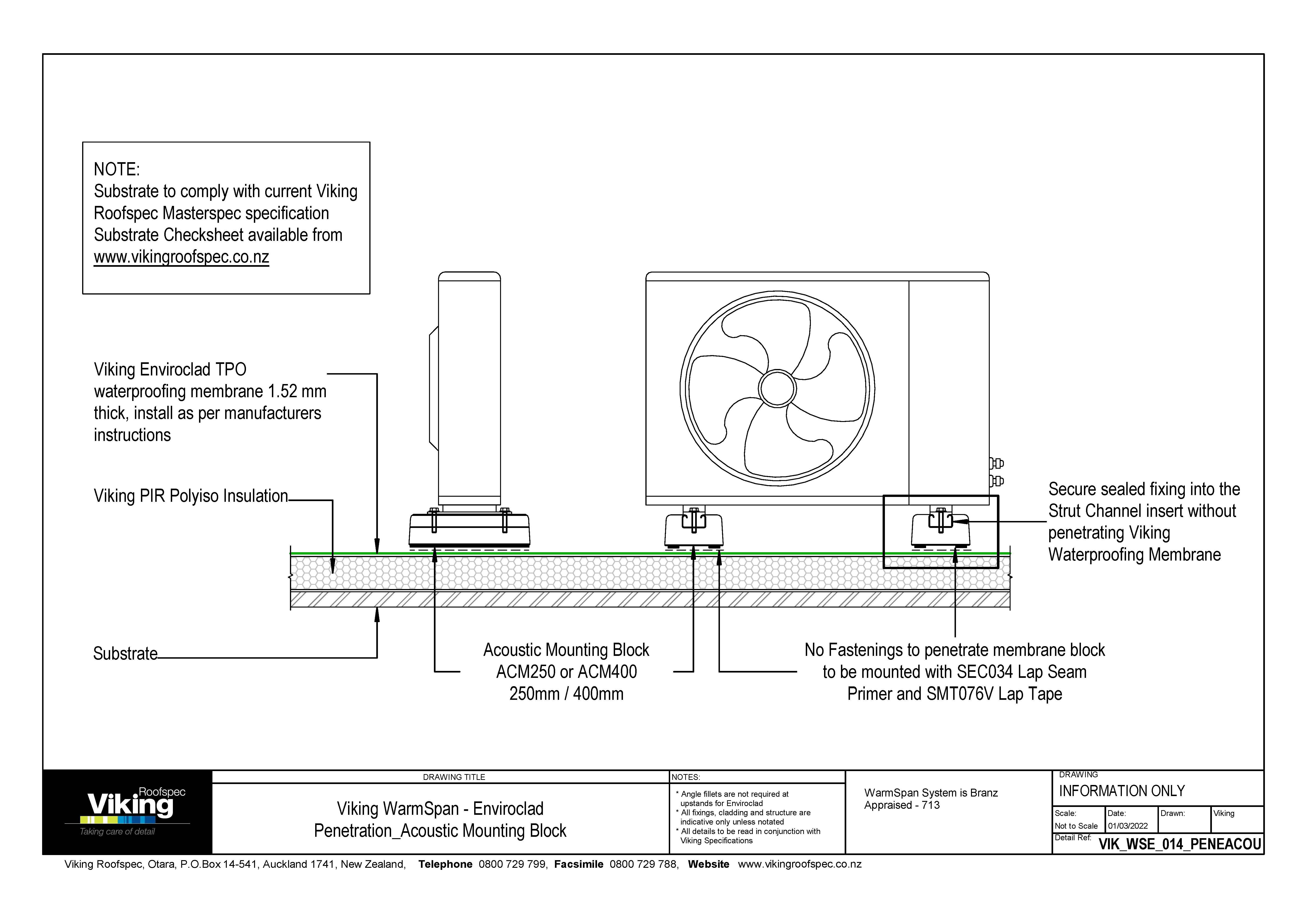 Acoustic Mounting Block 014