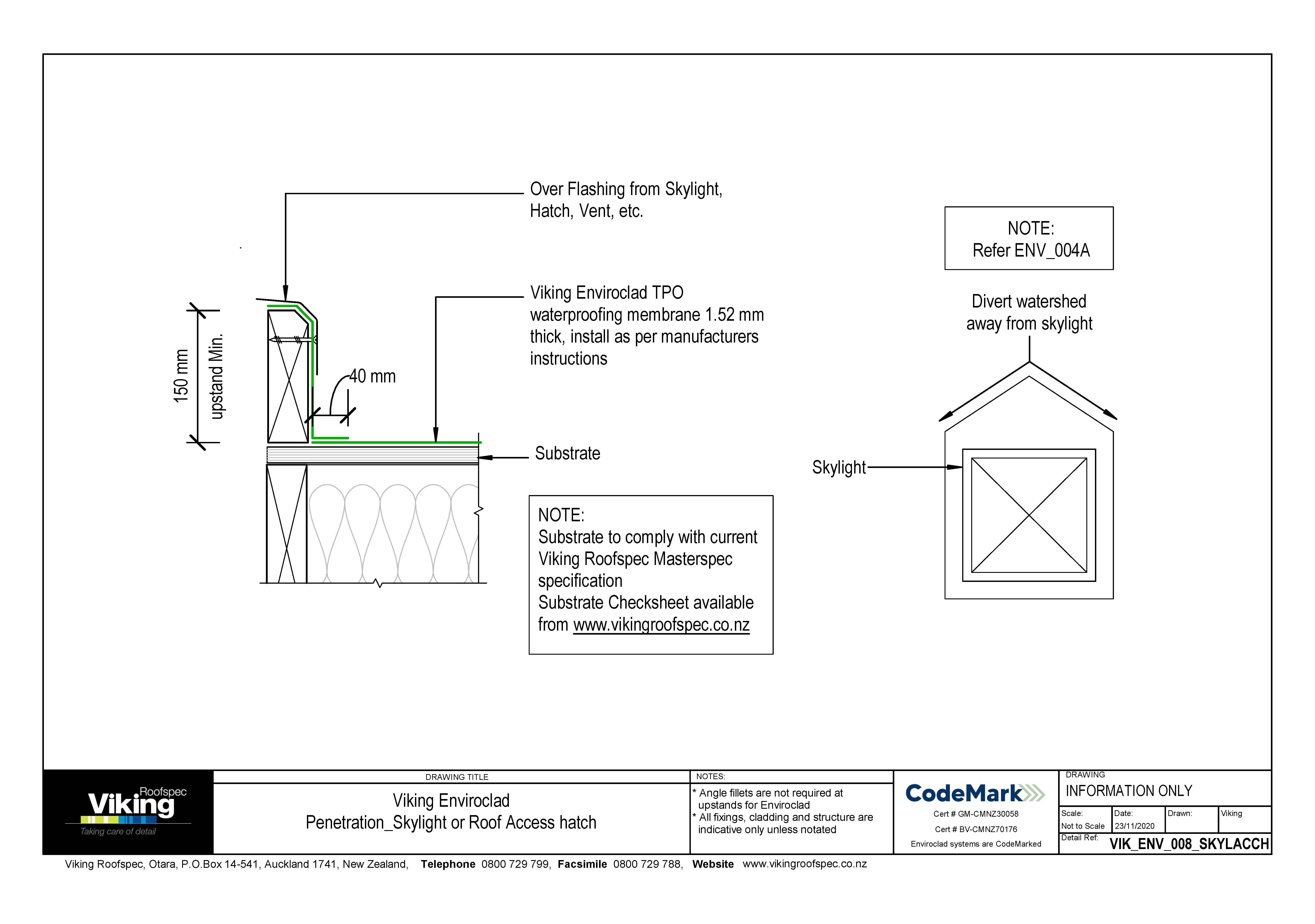 Skylight or Roof Access Hatch 008