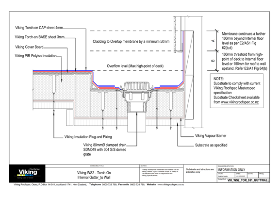 Internal Gutter to Wall 051 | Waterproofing & Roofing Systems