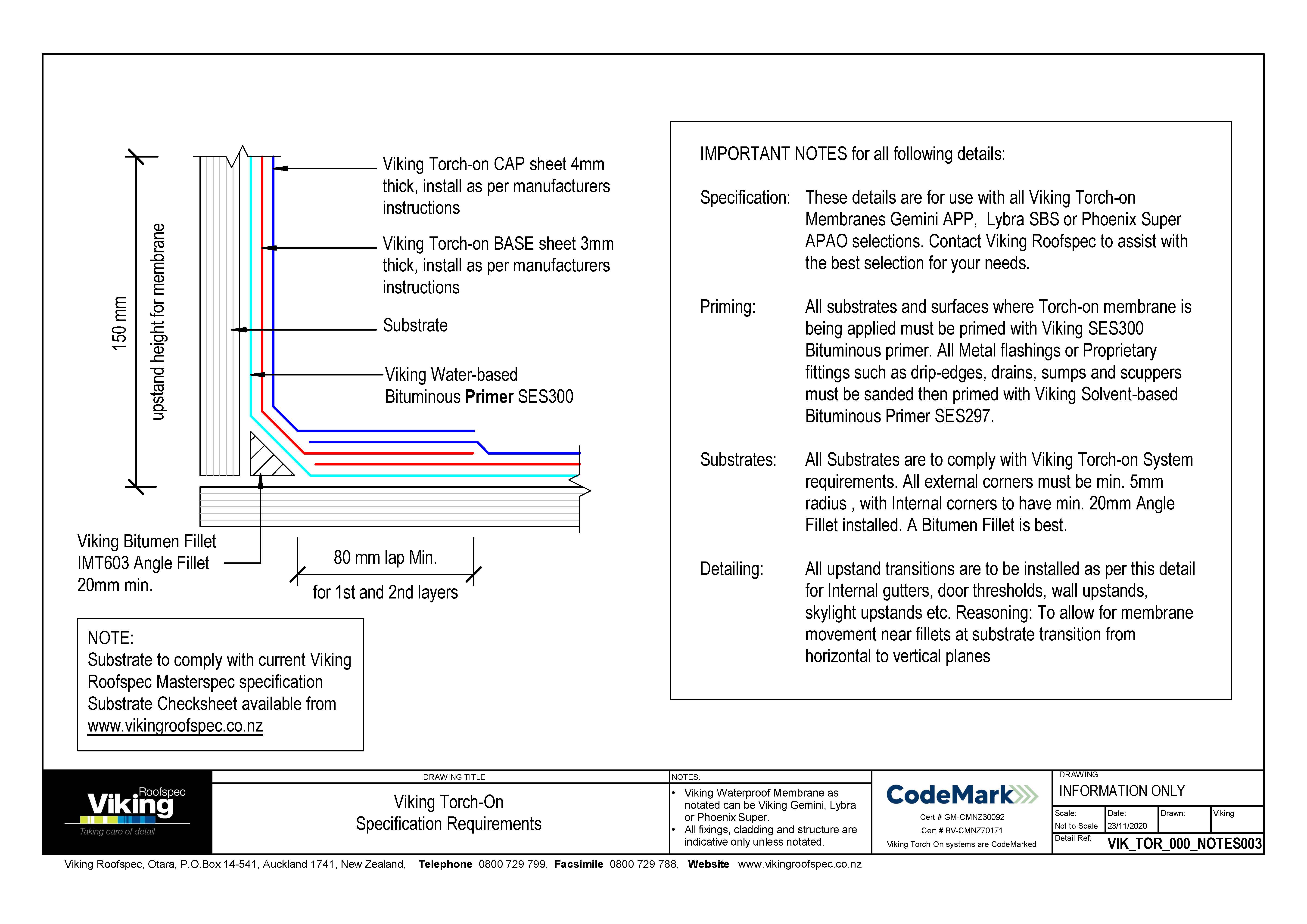 Specification Requirements 