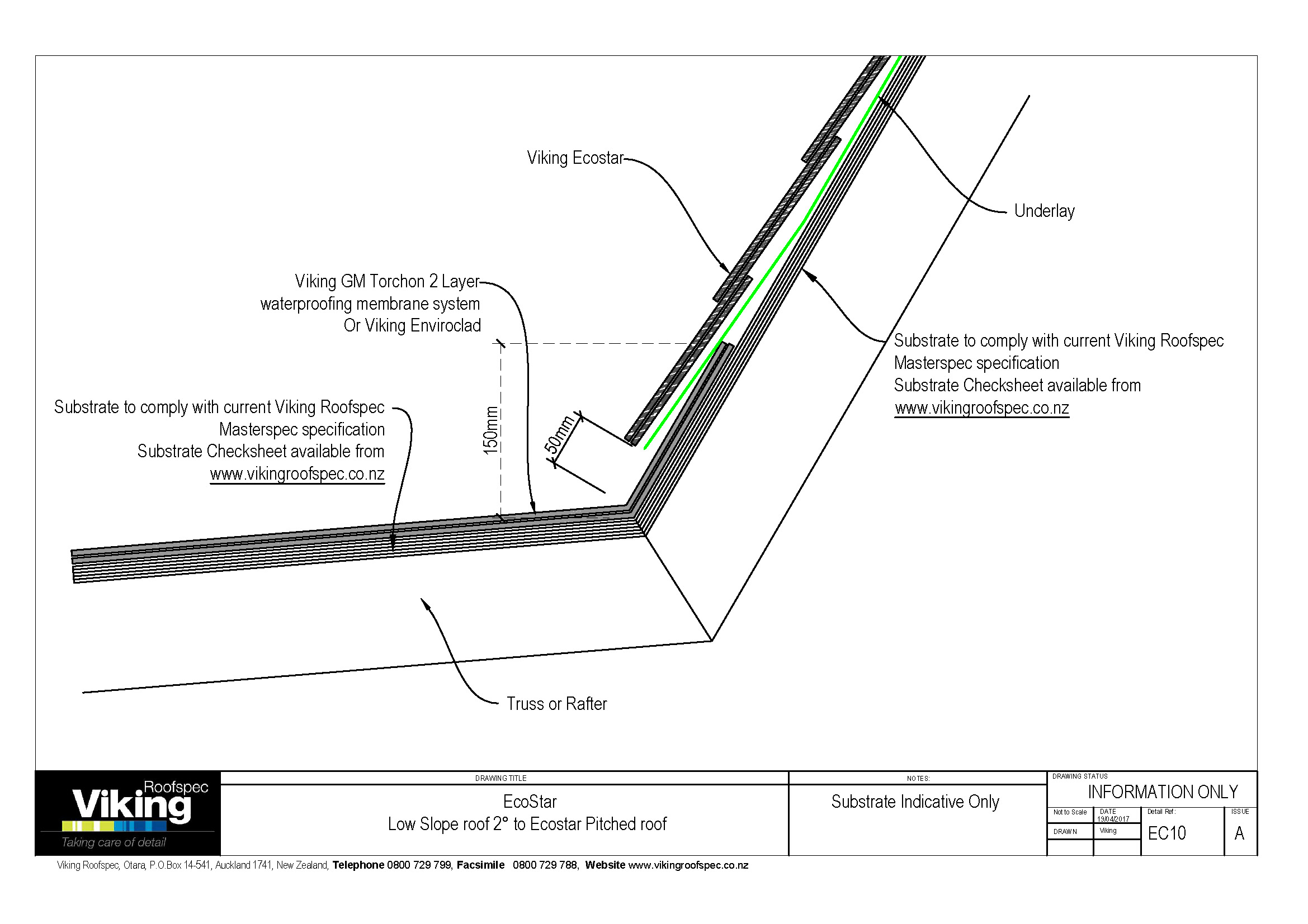 EcoStar to Low-slope Roof EC 10