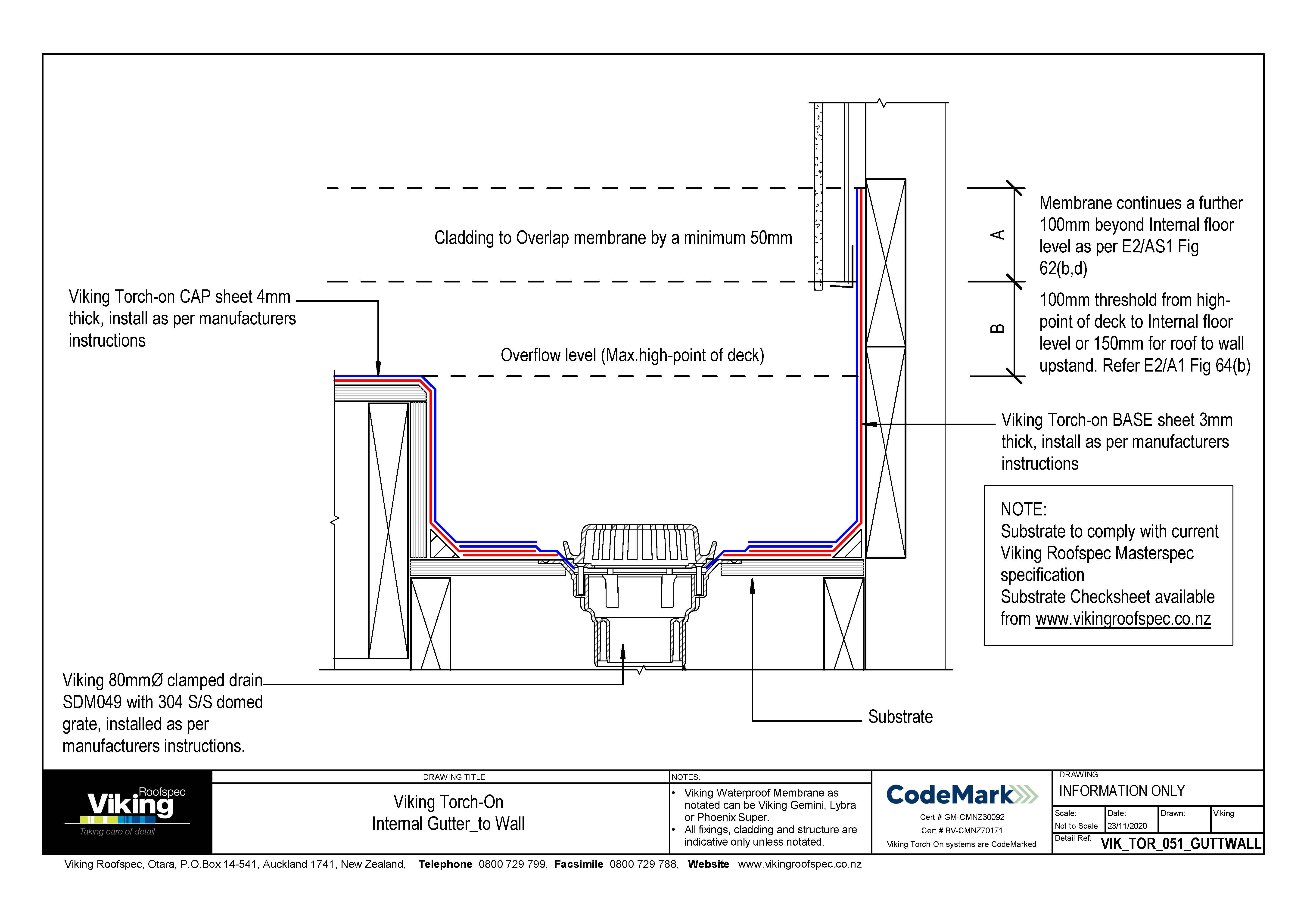 Internal Gutter to Wall 051